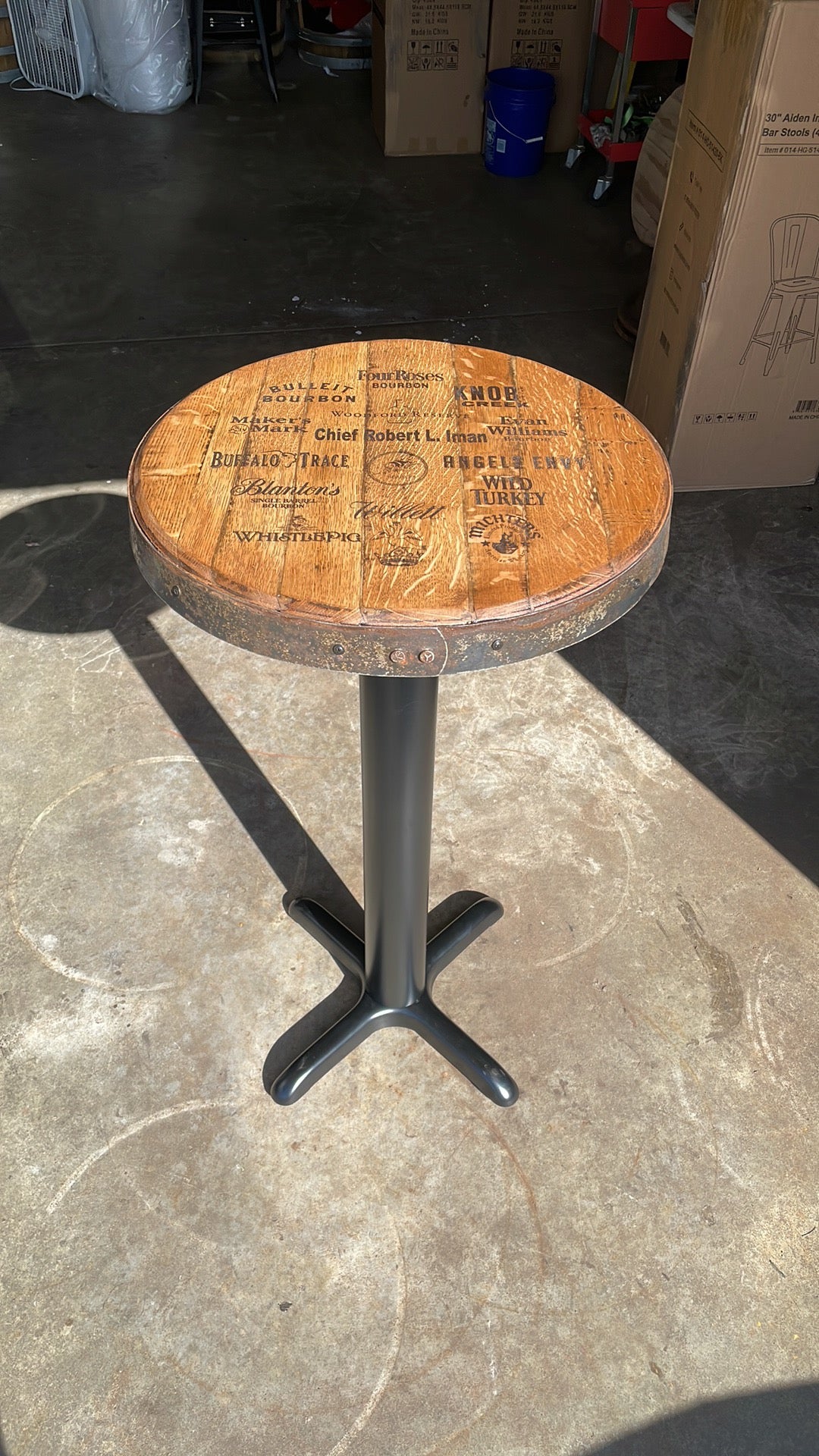 Pub style barrel Table