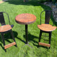 Barrel table Pub style with chairs